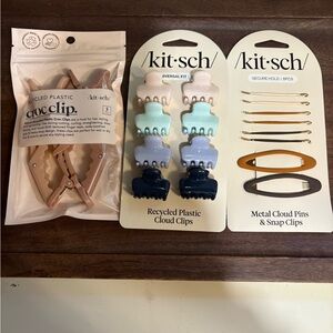 Kitsch Recycled Plastic Cloud Clips - Blue, Pink, Cream